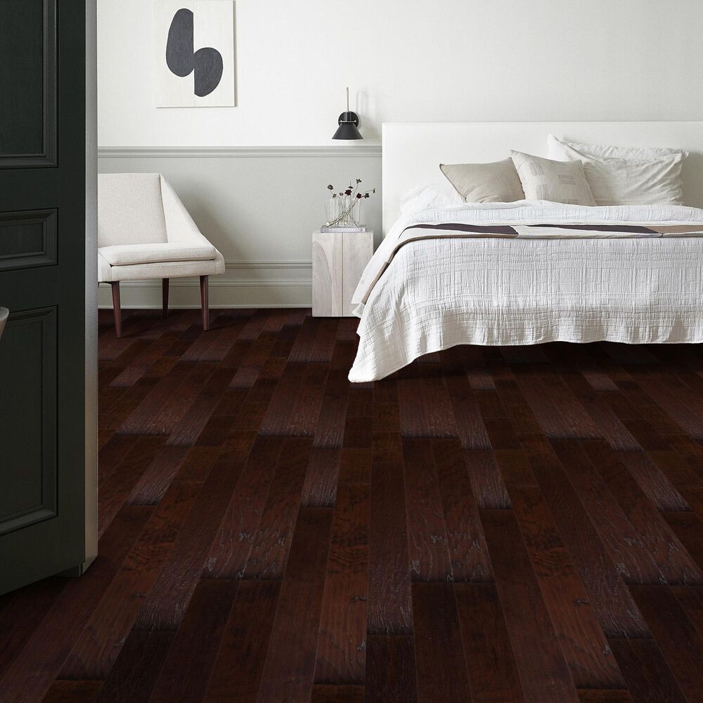 Shaw Summer Breeze Evening Shade Hickory Engineered Hardwood, , large