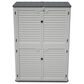 Hearth and Haven Outdoor Rust-Resistant Plastic Storage Shed with Adjustable Partition Design in White, , large