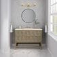 James Martin Vanities Emmeline 48" Single Vanity in Pebble Oak with 3 cm Eternal Marfil Quartz Top, , large