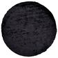 Feizy Indochine 8" Round Black Area Rug, , large