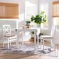 Linon Home Decor Torino Drop Leaf Dining Table in White - Table Only, , large