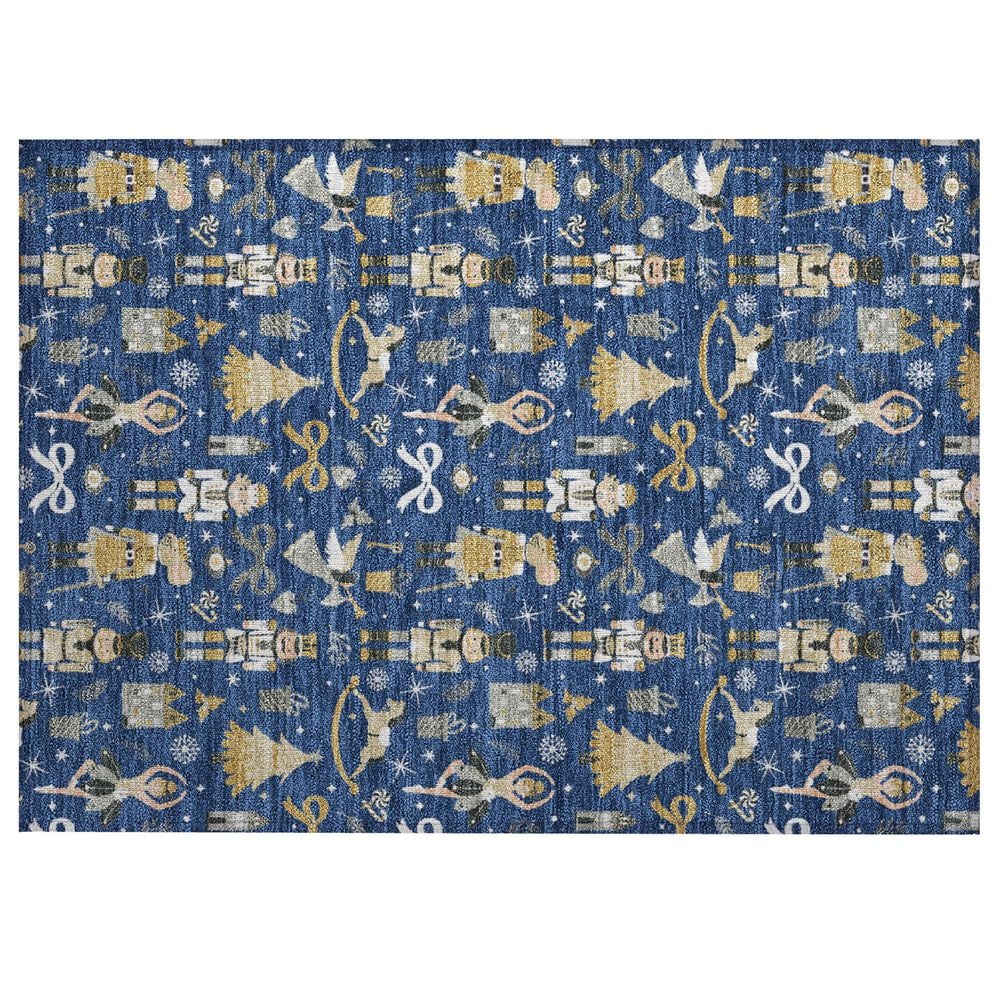 Dalyn Rug Company Wonderland WN35 Navy 2"6" x 3"10" Area Rug, , large