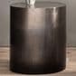 Four Hands Cameron End Table in Ombre Antique Pewter, , large