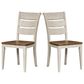Belle Furnishings Farmhouse Reimagined Side Chair in White (Set of 2), , large