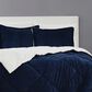 Pem America Corduroy 3-Piece Full/Queen Comforter Set in Blue, , large