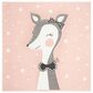 Safavieh Carousel CRK191 4" Square Pink and Ivory Kids  Area Rug, , large