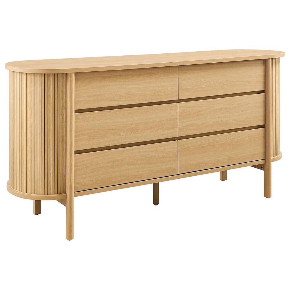Modway Cadence 6-Drawer Dresser in Oak, , large