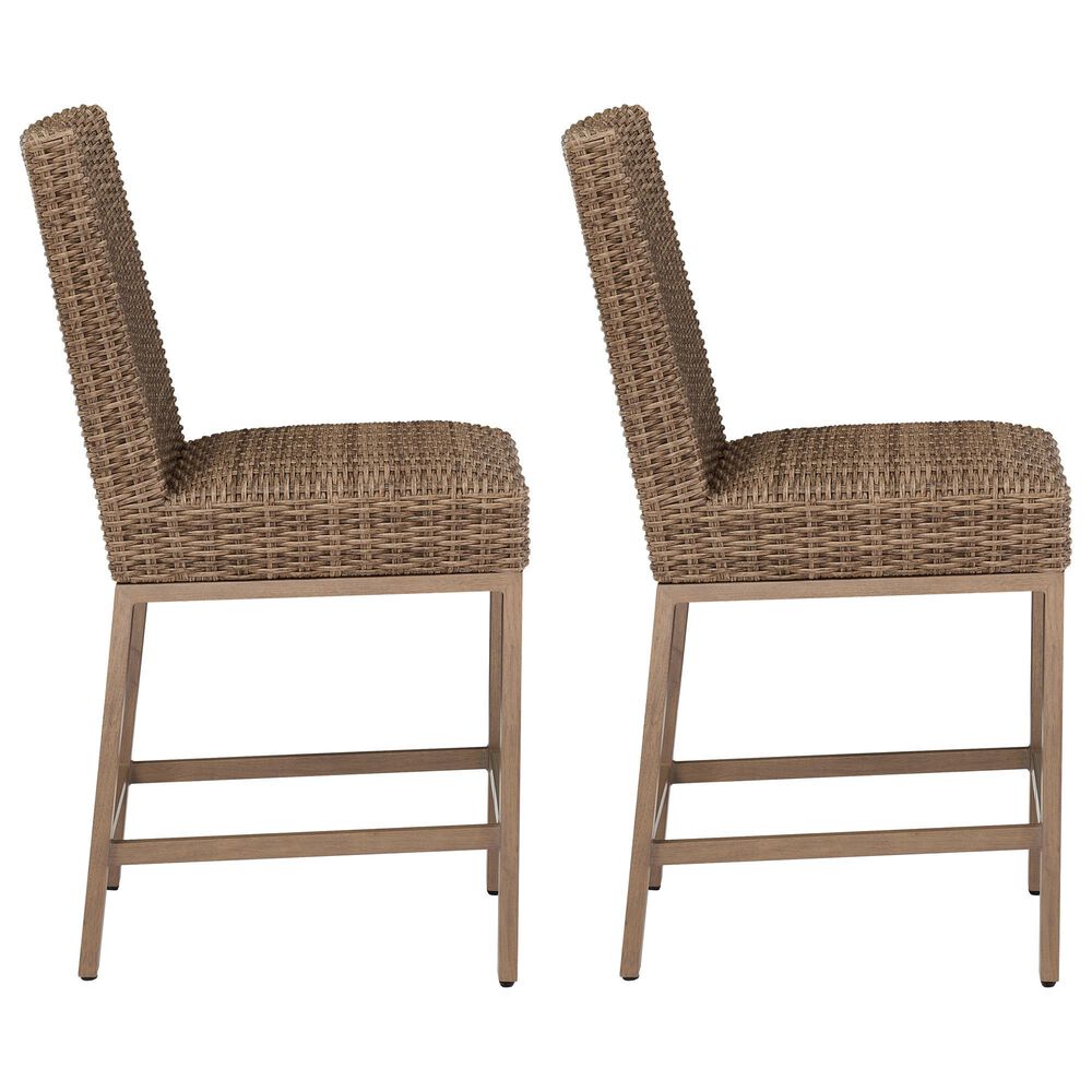 Ashley Walton Bridge Outdoor Bar Stool in Driftwood &#40;Set of 2&#41;, , large