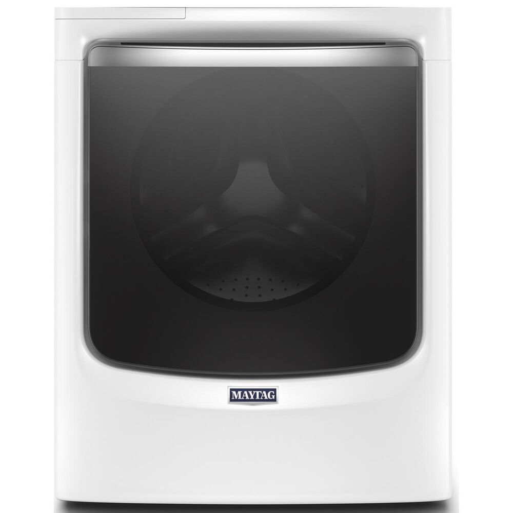 Maytag 5.0 Cu. Ft. Front Load Washer with Steam and a 7.3 Cu. Ft. Gas Dryer - White, , large