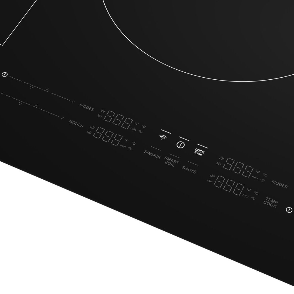 Whirlpool 30&quot; Intelligent Induction Cooktop with Temp Cook Technology and WipeClean Coating in Black, , large