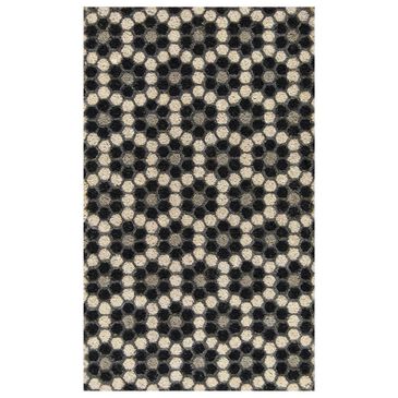 Novogratz Aloha Hex Tile ALO-10 1"6" x 2"6" Black Area Rug, , large