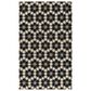 Novogratz Aloha Hex Tile ALO-10 1"6" x 2"6" Black Area Rug, , large
