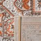 Safavieh Cabana CBN680B 8" Square Beige and Orange Indoor/Outdoor Area Performance Rug, , large