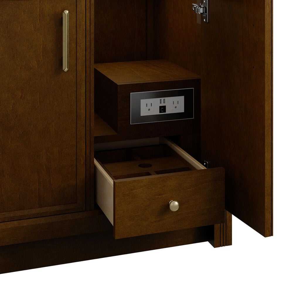 James Martin Bellshire 30" Single Bathroom Vanity in Honey Oak with Single Hole 3 cm White Zeus Silestone Top and Rectangular Sink, , large