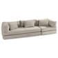 Jaxx Unsofa Stationary Sofa in Stucco Grey, , large