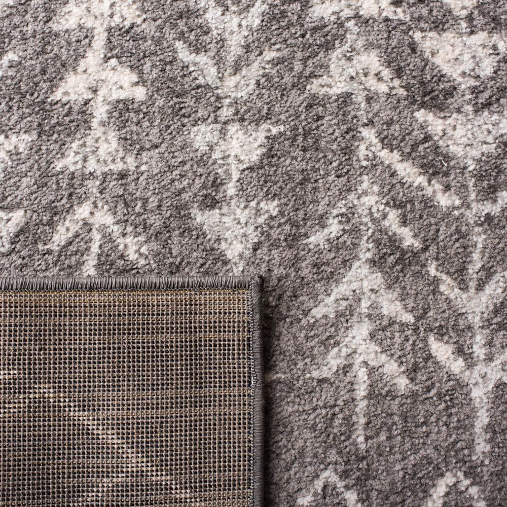 Safavieh Tulum TUL262F 9&#39; x 12&#39; Dark Grey and Ivory Area Rug, , large