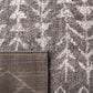 Safavieh Tulum TUL262F 9" x 12" Dark Grey and Ivory Area Rug, , large