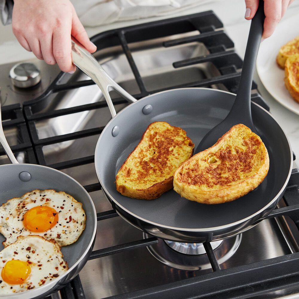 Green Pan Valencia Pro 2-Piece 8" and 10" Open Frypan Set in Stainless Steel, , large