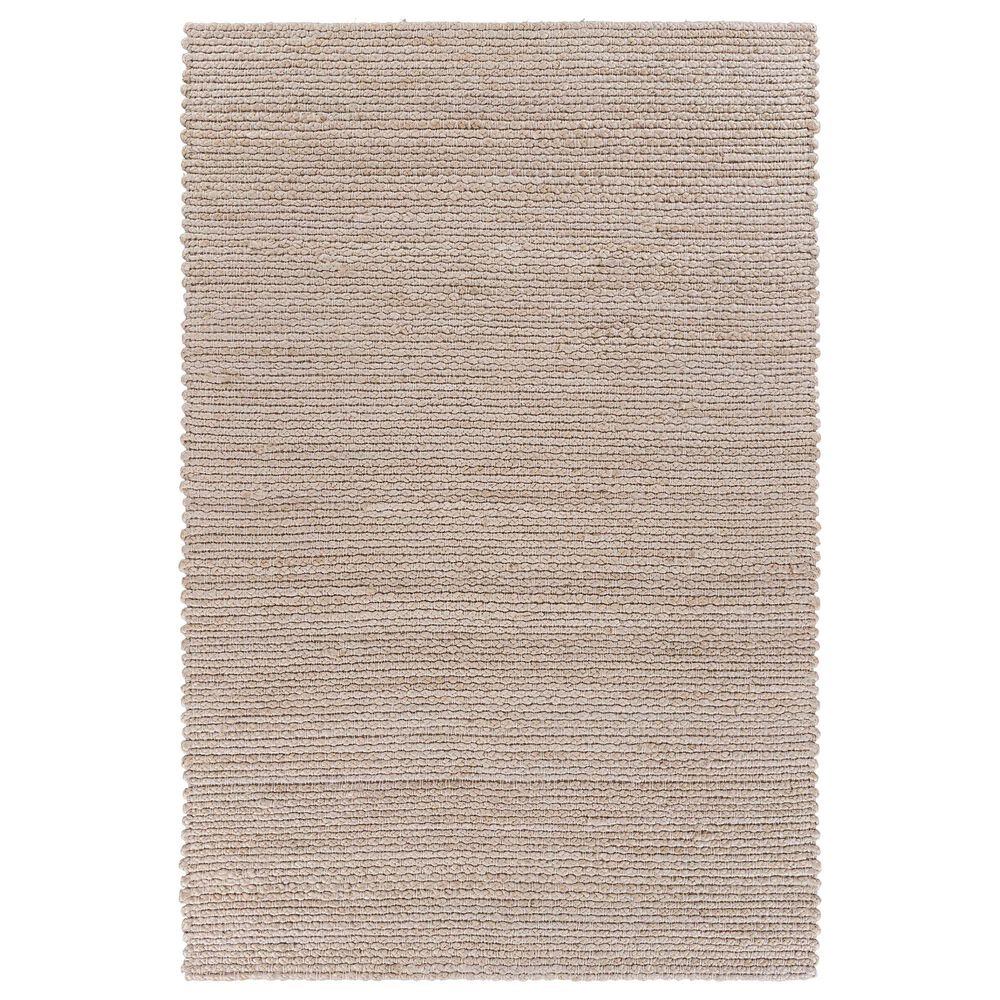L&R Resources Bleached Naturals 7"9" x 9"9" Bleach and Ivory Area Rug, , large