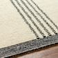 Surya Brook Solid 8" x 10" Black and Butter Area Rug, , large