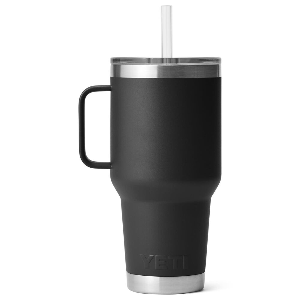 YETI Rambler 35 Oz Straw Mug with Lid in Black, , large