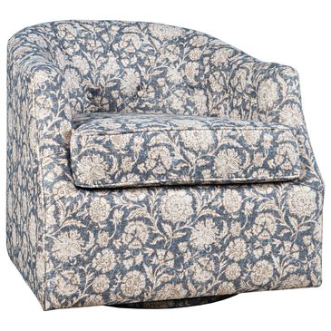 Waltham Lottie Swivel Chair in Blue, , large