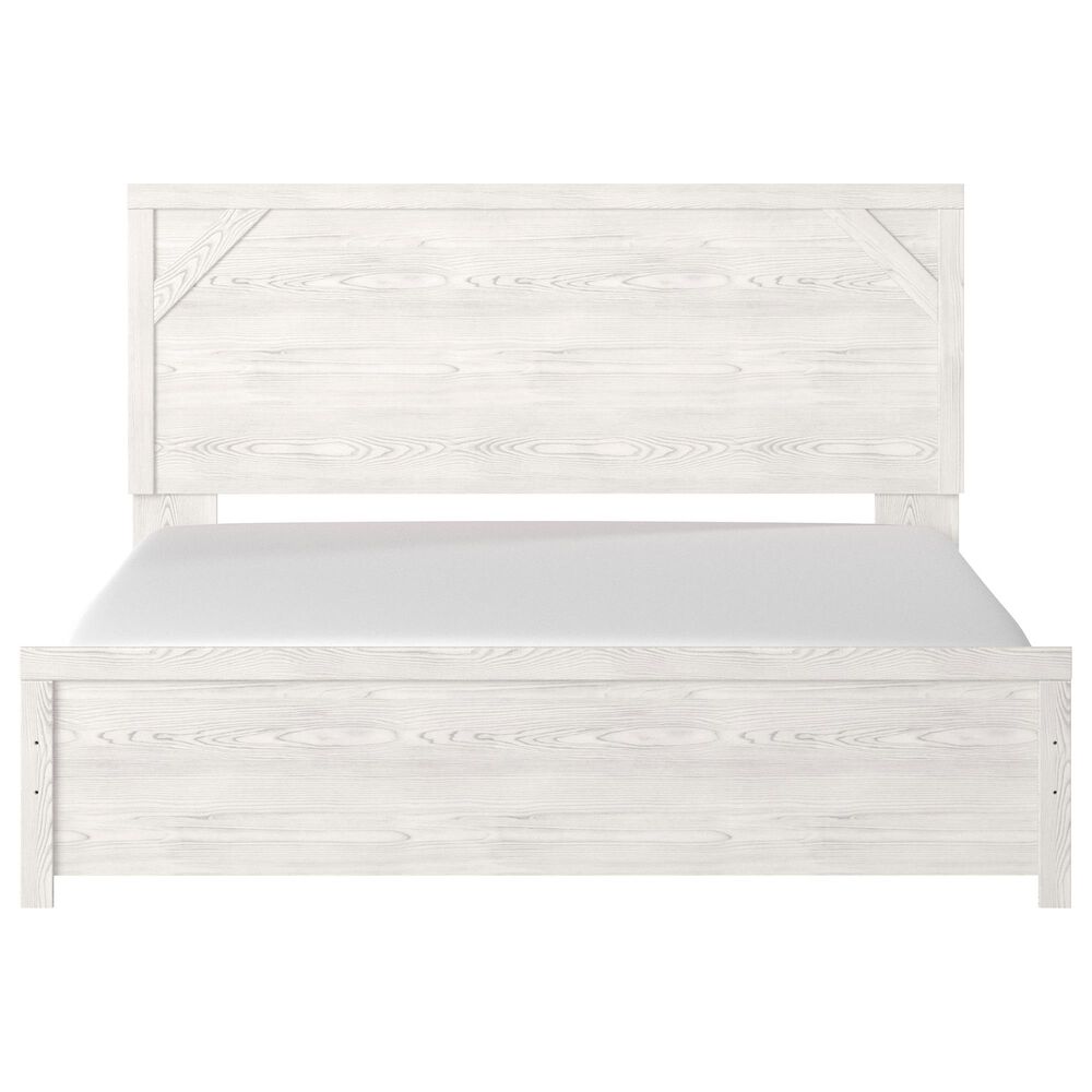 Signature Design by Ashley Gerridan 4 Piece King Bedroom Set in White and Gray, , large