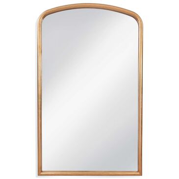 Bassett Mirror Company Brookings Arched Floor Mirror in Antique Gold Leaf, , large