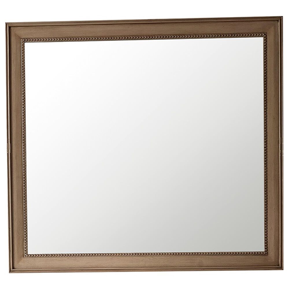 James Martin Bristol 29&quot; Rectangular Mirror in White Washed Walnut, , large