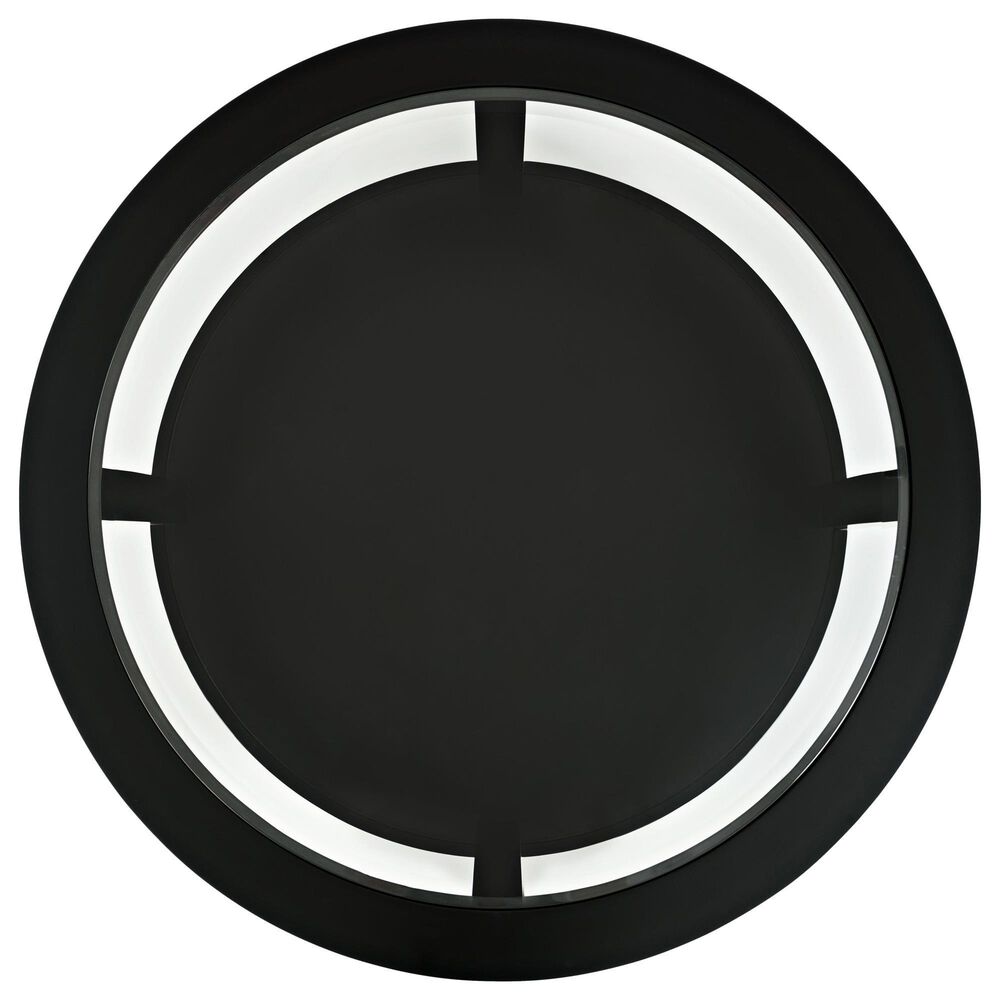 Waltham Urban Icon Round Cocktail Table in Polished Black, , large