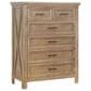 DaVinci Emory Farmhouse 6-Drawer Chest in Driftwood, , large