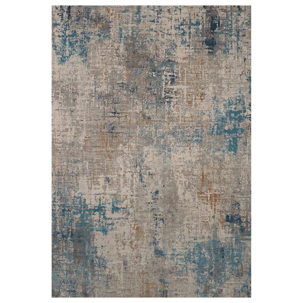 Karastan Tryst Marseille RG073-103 8" x 11" Blue Area Rug, , large