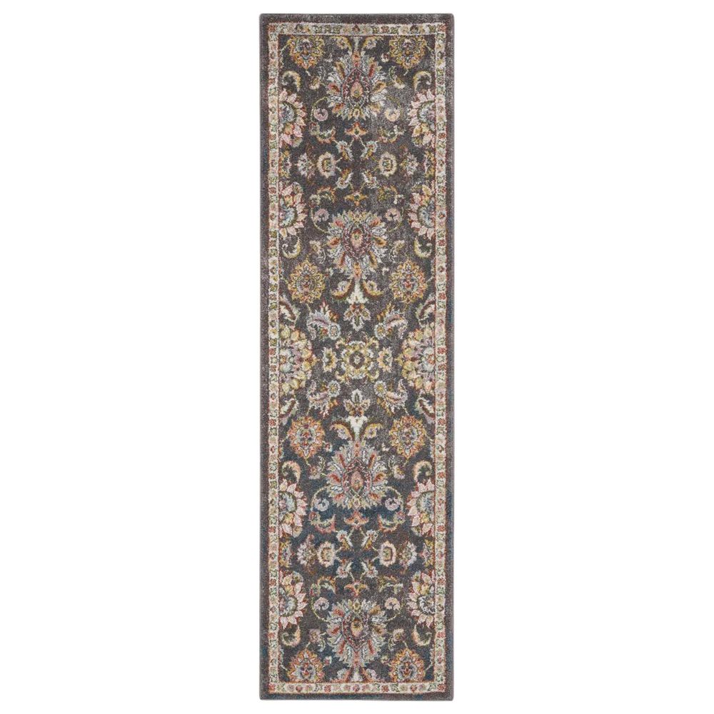 Soraya 2"2" x 7"6" Charcoal Runner, , large