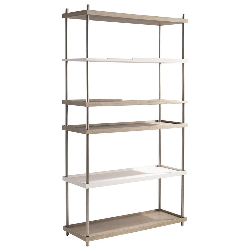 Bernhardt Anax 80" Etagere in Sandbar, Crema and Graphite, , large