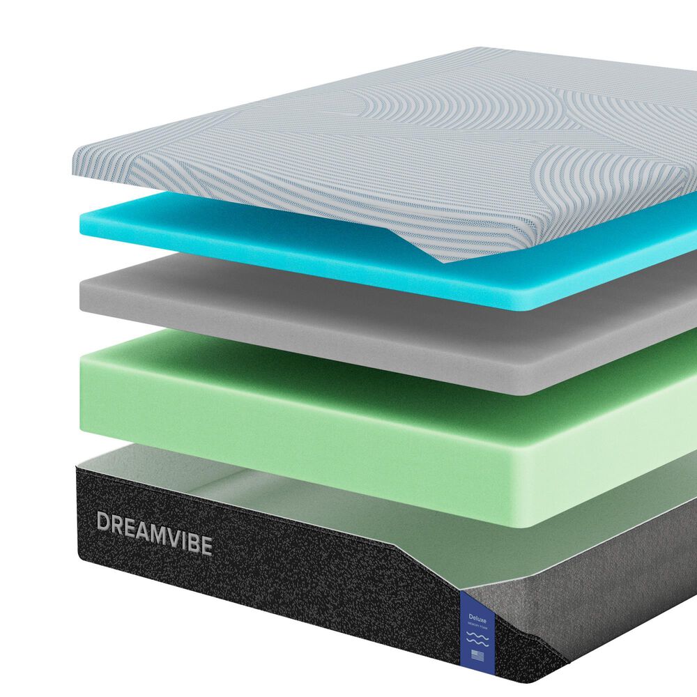 GigaCloud Deluxe 13&quot; Medium Memory Foam Twin Mattress, , large