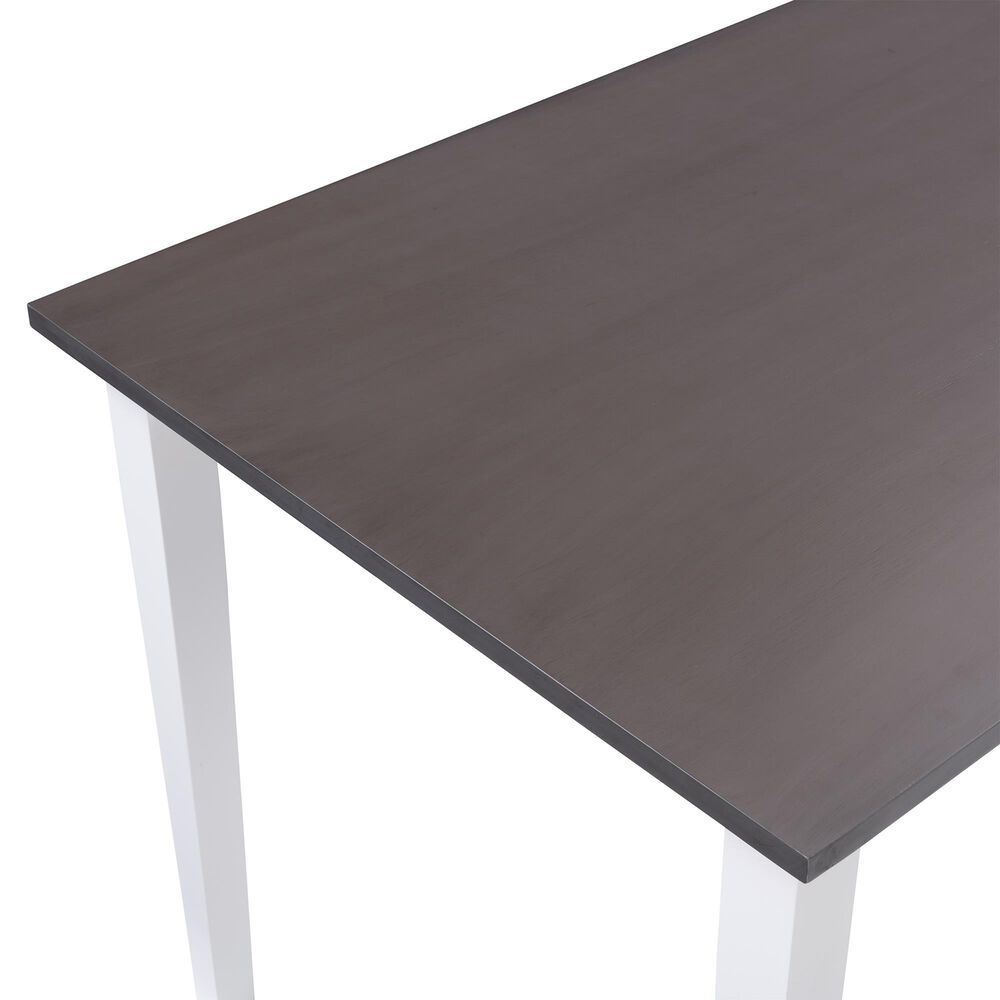 CorLiving Michigan Dining Table in White/Grey, , large