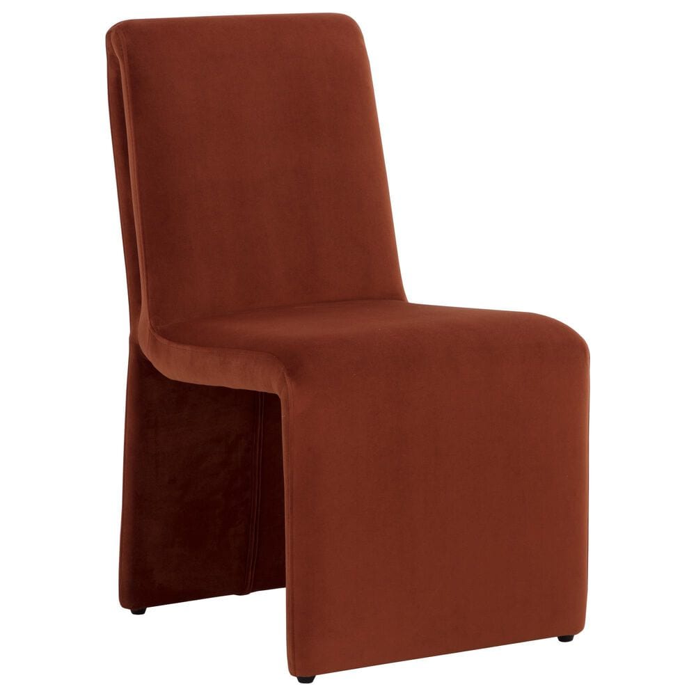 Club Collection By Sunpan Cascata Side Chair in Meg Rust, , large