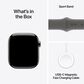 Apple Watch Series 10 GPS + Cellular 42mm Natural Titanium Case with Stone Gray Sport Band - S/M, , large