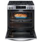 Frigidaire 30" Slide-In Gas Range with Air Fry in Stainless Steel, , large