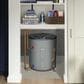 GE Appliances 26-Gallon Side Port Lowboy Electric Water Heater in Gray, , large