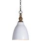 Southern Lighting Calvin Pendant in White and Natural, , large