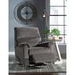 Ashley Nerviano Manual Zero Wall Recliner in Gray, , large