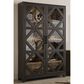 Hooker Furniture Big Sky 2 Door Display Cabinet in Black and Vintage Natural, , large