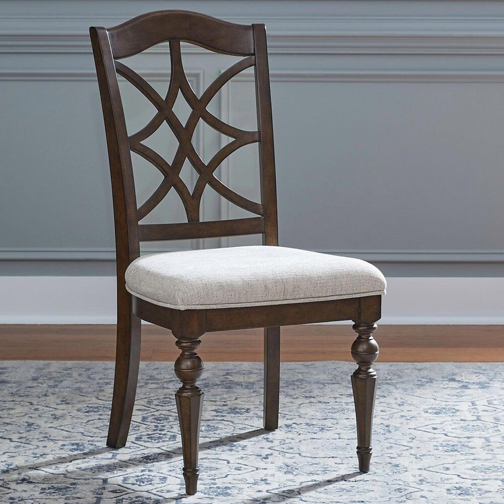 Belle Furnishings Arden Road Side Chair in Satin Cherry, , large