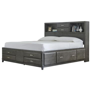 Ashley Caitbrook Cal King Storage Bed in Gray, , large