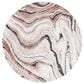 Safavieh Cyrus Shag CYR136A 6"7" Round Beige and Rust Area Rug, , large