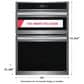 Frigidaire Gallery 30" Built-in Microwave Combination Oven with Convection in Stainless Steel, , large