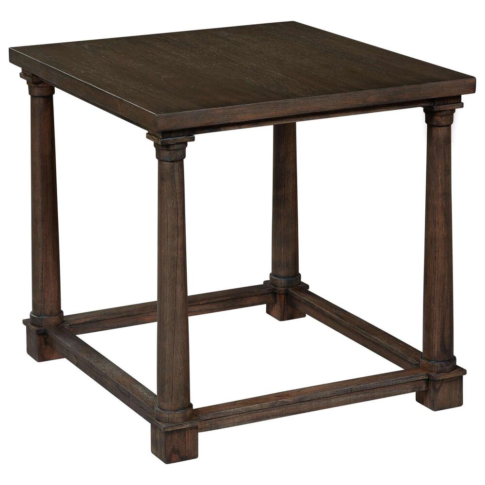 Hekman Linwood Square End Table in Brown, , large