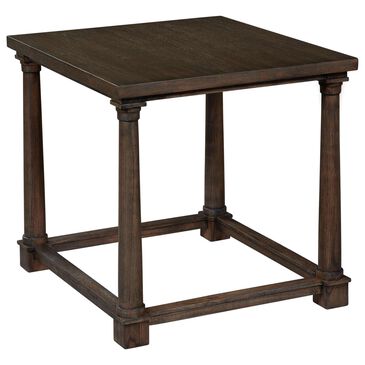 Hekman Linwood Square End Table in Brown, , large