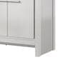 Lexora Home Lafarre 60" Double Bathroom Vanity in White with 2 cm White Cultured Marble Top and Rectangular Sinks, , large